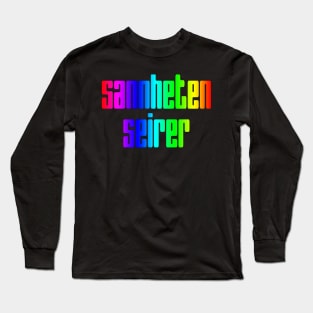 Sannheten seirer - multi color Long Sleeve T-Shirt